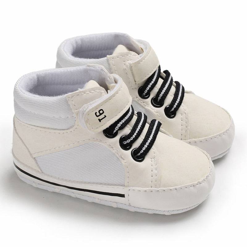 Newborn Baby Shoes Brown Themed Multicolor Boys and Girls Shoes Casual Sneakers Soft Sole Non-Slip Toddler Shoes First Walkers