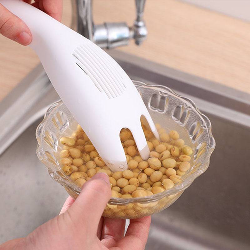 Rice Sieve Spoon Kitchen Drain Colander With Handles Rice Bowl Strainer - TheWellBeing4All