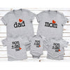 Mom Dad Me Family Matching Outfits Father Daughter Son Clothes Look Tshirt Dad and Me Dad Baby Kids Clothes Father Baby Outfits - TheWellBeing4All