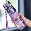 Fitness Sports Water Bottle Large Capacity Eco-Friendly Plastic Portable Leakproof Shaker Fruit Drink Bottle BPA Free - TheWellBeing4All