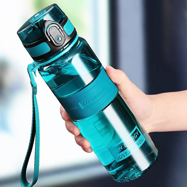 Fitness Sports Water Bottle Large Capacity Eco-Friendly Plastic Portable Leakproof Shaker Fruit Drink Bottle BPA Free - TheWellBeing4All