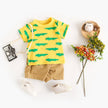 Summer Short Sleeve Cotton Baby Tops + Baby Shorts 2Pcs Casual - TheWellBeing4All