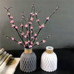 Flower Vase Imitation Ceramic Flower Pot Decoration Home Plastic Vase Flower Arrangement Nordic Style - TheWellBeing4All