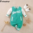 Prowow 0-18M Football Baseball Basketball Baby Boys Clothes Uniforms Sport Jersey Long Sleeve Newborns Rompers For Boys Clothing - TheWellBeing4All