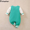 Prowow 0-18M Football Baseball Basketball Baby Boys Clothes Uniforms Sport Jersey Long Sleeve Newborns Rompers For Boys Clothing - TheWellBeing4All