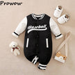 Prowow 0-18M Football Baseball Basketball Baby Boys Clothes Uniforms Sport Jersey Long Sleeve Newborns Rompers For Boys Clothing - TheWellBeing4All