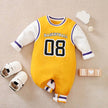 Prowow 0-18M Football Baseball Basketball Baby Boys Clothes Uniforms Sport Jersey Long Sleeve Newborns Rompers For Boys Clothing - TheWellBeing4All