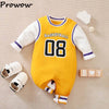 Prowow 0-18M Football Baseball Basketball Baby Boys Clothes Uniforms Sport Jersey Long Sleeve Newborns Rompers For Boys Clothing - TheWellBeing4All