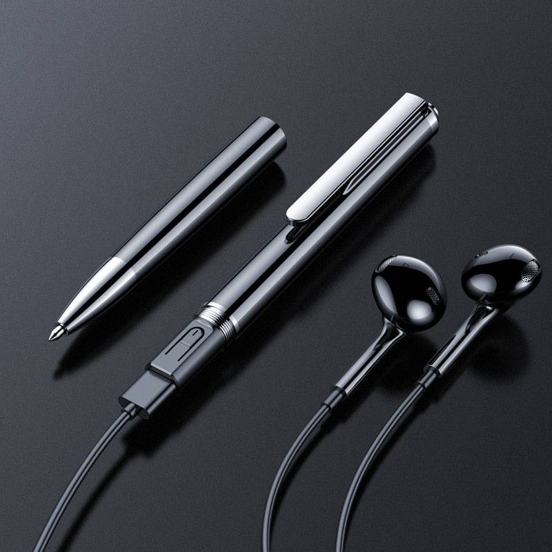 Professional Recording Pen 32GB 64G 128G Portable Voice Recorder Dictaphone Digital Sound Record Device Long Time Audio Recorder - TheWellBeing4All