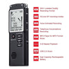 High-Quality Digital Audio Voice Recorder a key lock screen Telephone Recording Real Time Display with MP3 Player - TheWellBeing4All