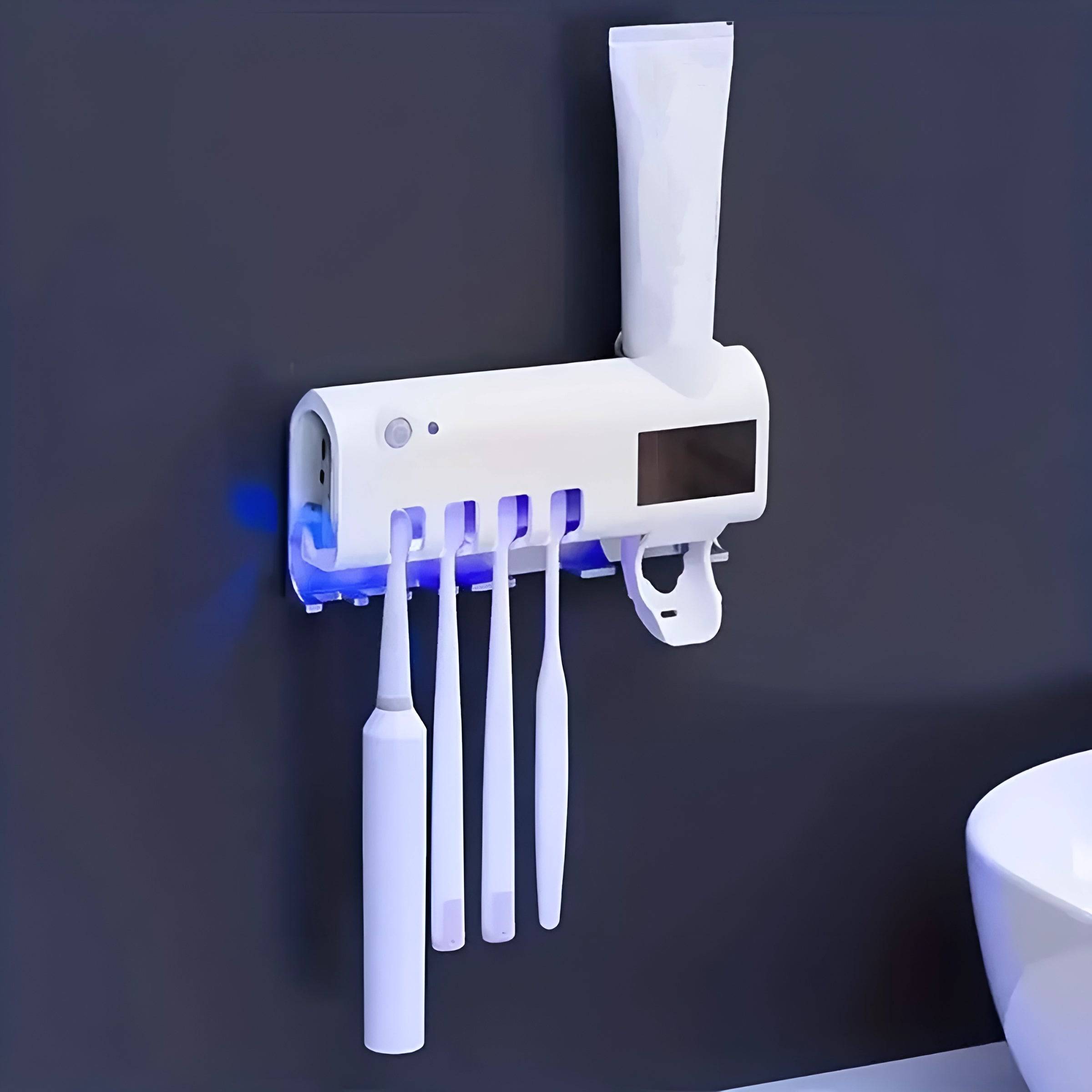 Automatic Sanitizer Toothbrush Holder - TheWellBeing4All