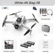 Drone 4k Professional 8K HD Camera Obstacle Avoidance Aerial Photography Brushless Foldable Quadcopter 3km - TheWellBeing4All