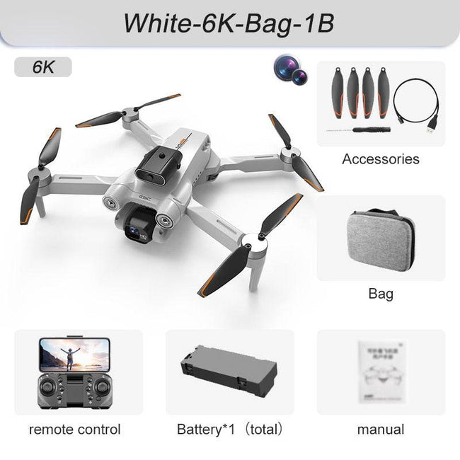 Drone 4k Professional 8K HD Camera Obstacle Avoidance Aerial Photography Brushless Foldable Quadcopter 3km - TheWellBeing4All