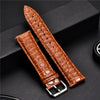 Crocodile Skin Calfskin Soft Watch Strap Leather Watchband - TheWellBeing4All