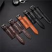 Crocodile Skin Calfskin Soft Watch Strap Leather Watchband - TheWellBeing4All