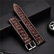 Crocodile Skin Calfskin Soft Watch Strap Leather Watchband - TheWellBeing4All