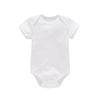 Hi Daddy Mommy Told Me That You Are Awesome Baby Bodysuit Gray Body Baby Boy Girl Romper Short Sleeve Newborn Jumpsuit Outfits - TheWellBeing4All