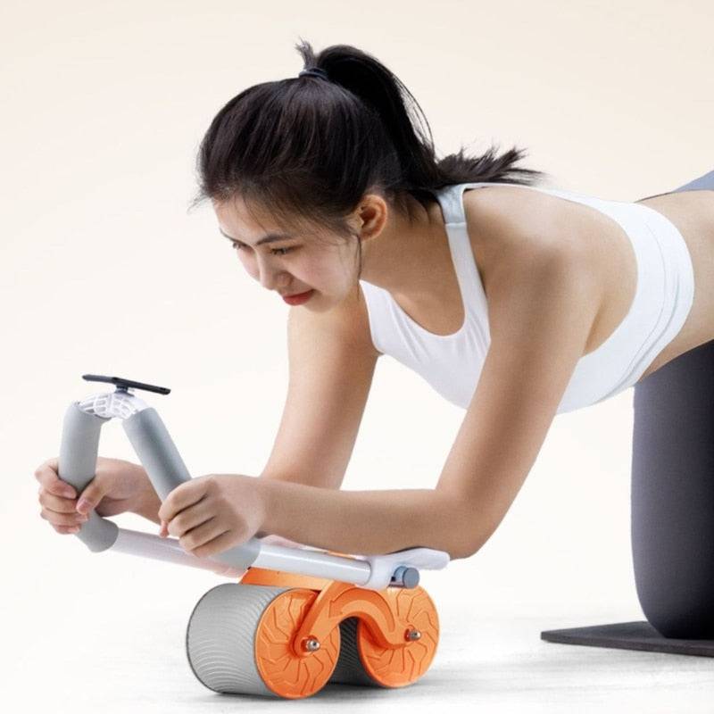 Fitness Equipment Self-Rebounding Abdominal Muscle AB-Rollers Ab Exercise Equipment Women Men - TheWellBeing4All