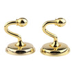 1 Pair European Iron Curtain Hooks Curtain Tieback Wall Hook Holdback for Bedroom Dormitory Curtain Decoration - The Well Being The Well Being gold The Well Being 1 Pair European Iron Curtain Hooks Curtain Tieback Wall Hook Holdback for Bedroom Dormitory Curtain Decoration