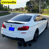 BMW 5 Series F10 Spoiler 2011--2017 Year Real Glossy Black Rear Wing PSM Style Sport - TheWellBeing4All