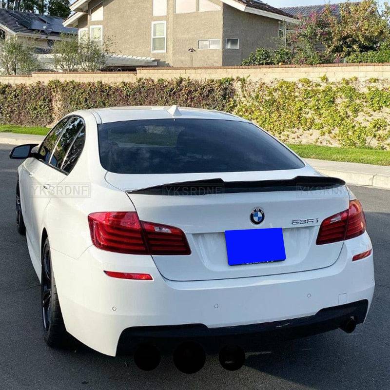 BMW 5 Series F10 Spoiler 2011--2017 Year Real Glossy Black Rear Wing PSM Style Sport - TheWellBeing4All