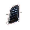 Universal Carbon Fiber Car Decorative Cell Air Flow Intake Hood Scoop Bonnet Vent Cover Stickers Decoration Styling - TheWellBeing4All