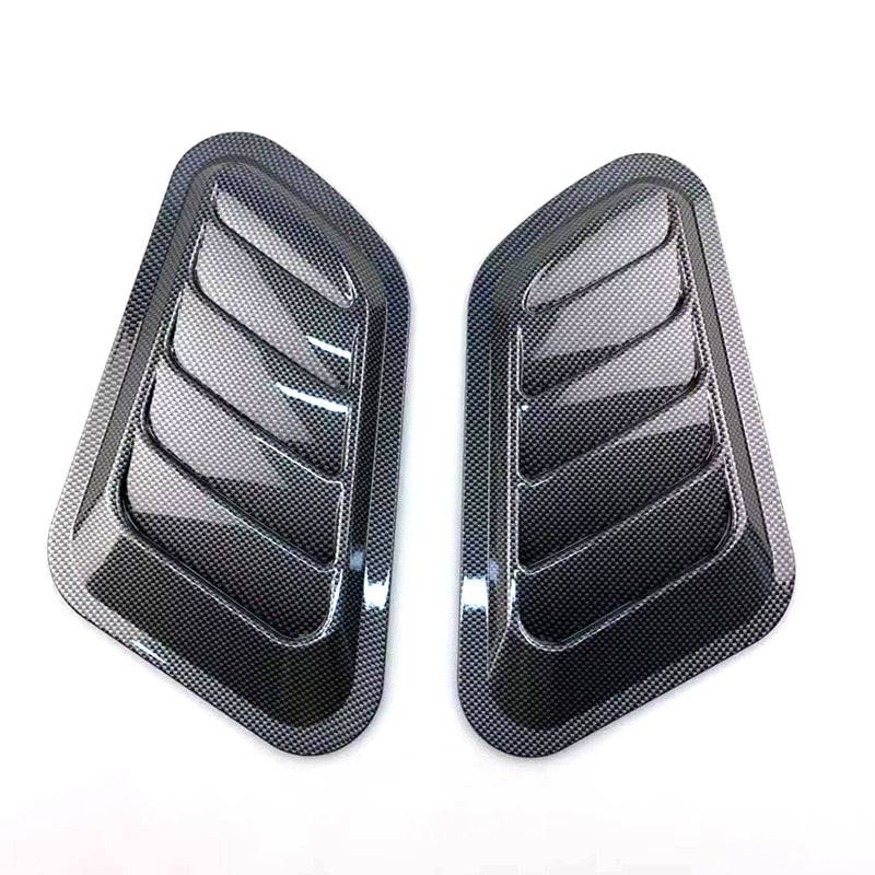 Universal Carbon Fiber Car Decorative Cell Air Flow Intake Hood Scoop Bonnet Vent Cover Stickers Decoration Styling - TheWellBeing4All