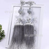 Decorative Beaded Tassel Curtain Tie Backs Holdbacks Tassel Fringe Curtain Tieback Curtain Holder Buckle Rope Accessories - TheWellBeing4All