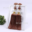 Decorative Beaded Tassel Curtain Tie Backs Holdbacks Tassel Fringe Curtain Tieback Curtain Holder Buckle Rope Accessories - TheWellBeing4All