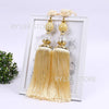 Decorative Beaded Tassel Curtain Tie Backs Holdbacks Tassel Fringe Curtain Tieback Curtain Holder Buckle Rope Accessories - TheWellBeing4All