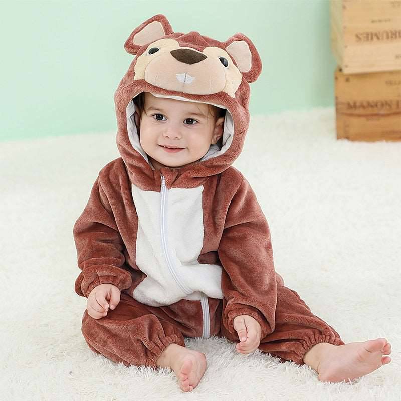 Baby Rompers Winter Kigurumi Costume - TheWellBeing4All