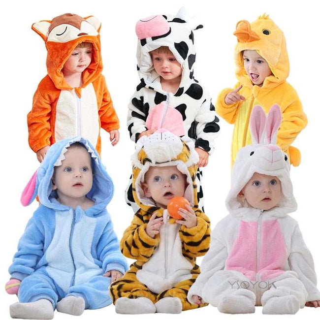 Baby Rompers Winter Kigurumi Costume - TheWellBeing4All