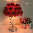 Rose Flower LED Table Lamp Wedding Party Bedroom Bedside Night Light - TheWellBeing4All