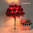 Rose Flower LED Table Lamp Wedding Party Bedroom Bedside Night Light - TheWellBeing4All