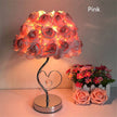 Rose Flower LED Table Lamp Wedding Party Bedroom Bedside Night Light - TheWellBeing4All