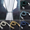 Curtain Magnetic Buckles Binding Rope Drapery Tieback Punch-Free Holder Hook Buckle Clip Curtains - TheWellBeing4All