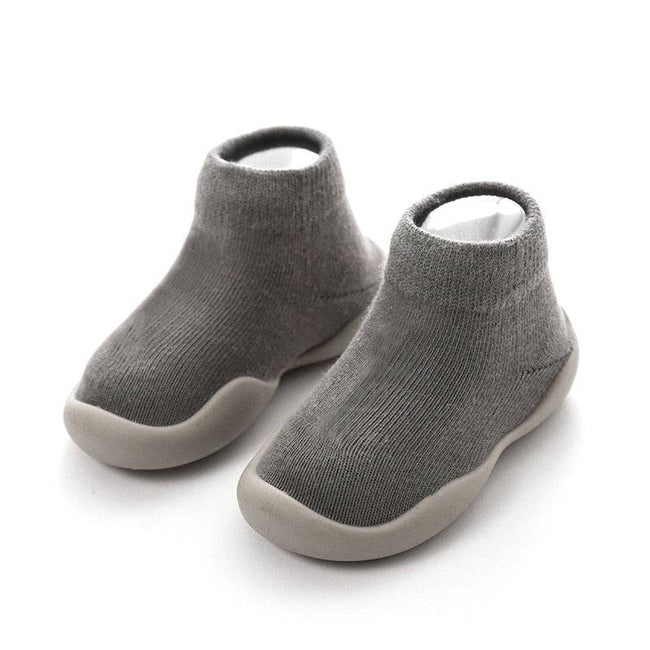 Unisex Baby Shoes First Shoes Baby Walkers Toddler First Walker Baby Girl Kids Soft Rubber Sole Baby Shoe Knit Booties Anti-slip - TheWellBeing4All