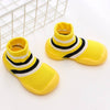 Unisex Baby Shoes First Shoes Baby Walkers Toddler First Walker Baby Girl Kids Soft Rubber Sole Baby Shoe Knit Booties Anti-slip - TheWellBeing4All