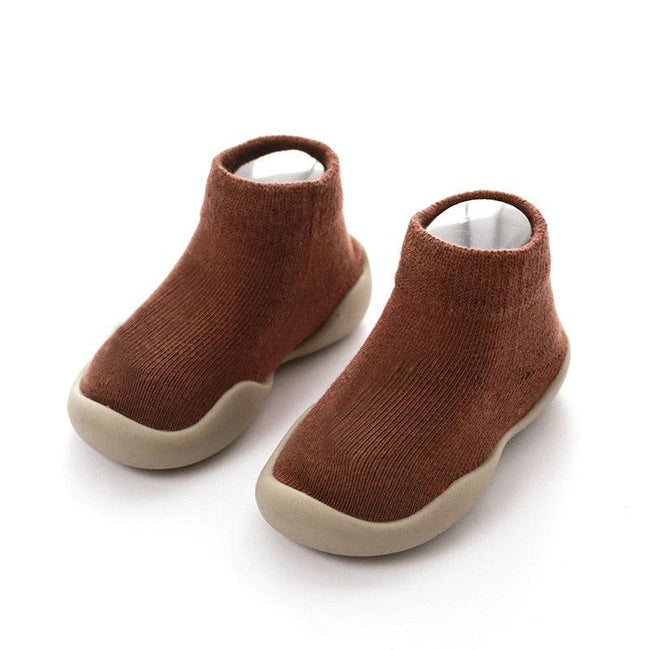 Unisex Baby Shoes First Shoes Baby Walkers Toddler First Walker Baby Girl Kids Soft Rubber Sole Baby Shoe Knit Booties Anti-slip - TheWellBeing4All