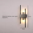 Clear Crystal LED Wall Lamp E14 Bulb Stainless Steel Wall Lights - TheWellBeing4All