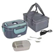 2 in 1 Electric Lunch Box 1.5L 40W with Fork & Spoon Stainless Steel Portable Heating Lunchbox Food Warmer - TheWellBeing4All