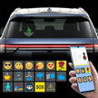 Car LED Display Screen Car Rear Window LED Display Emoticon APP Control Blue-tooth - TheWellBeing4All