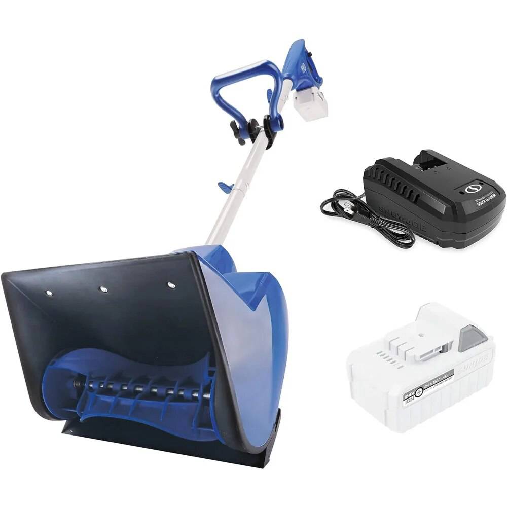 Cordless Snow Shovel, Kit (w/5-Ah Battery + Quick Charger) - TheWellBeing4All