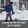 Cordless Snow Shovel, Kit (w/5-Ah Battery + Quick Charger) - TheWellBeing4All