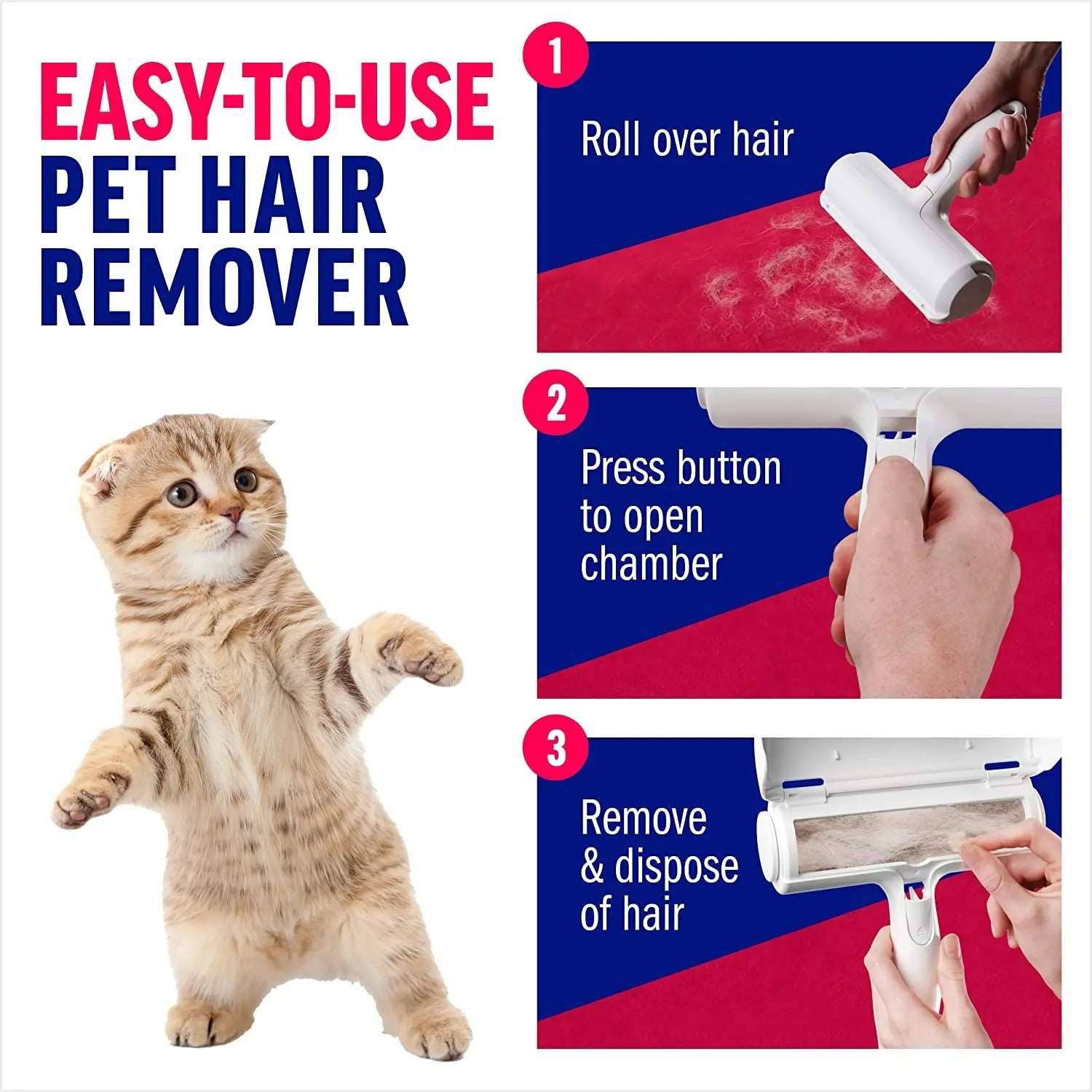 Pet Hair Remover Roller - TheWellBeing4All