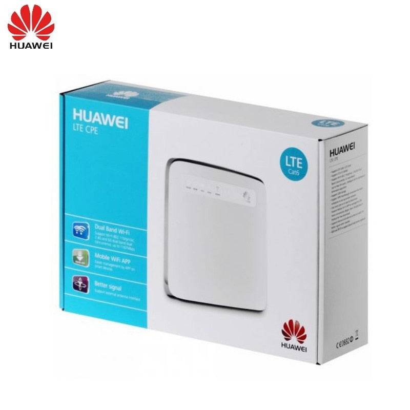 Unlocked Huawei 4G LTE WIFI Router 300Mbps CPE Wireless Router Gateway Hotspot with 2pcs 4G Antenna - TheWellBeing4All