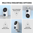 5G WIFI Wireless Security Camera Dual Lens Surveillance Camera Two-way Audio AI Tracking Baby Monitor - TheWellBeing4All