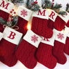 Christmas Alphabet Knitting Socks Christmas Tree Ornaments Christmas Decorations - TheWellBeing4All