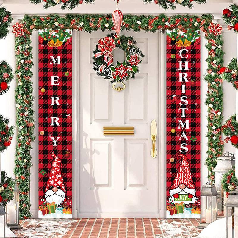 Christmas Door Decoration Merry Christmas Banner - TheWellBeing4All