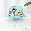 Children Cotton Cartoon Bucket Cap For Boys Printing Floral Baby Girls Sun Hat Flower Kids Bonnet - TheWellBeing4All